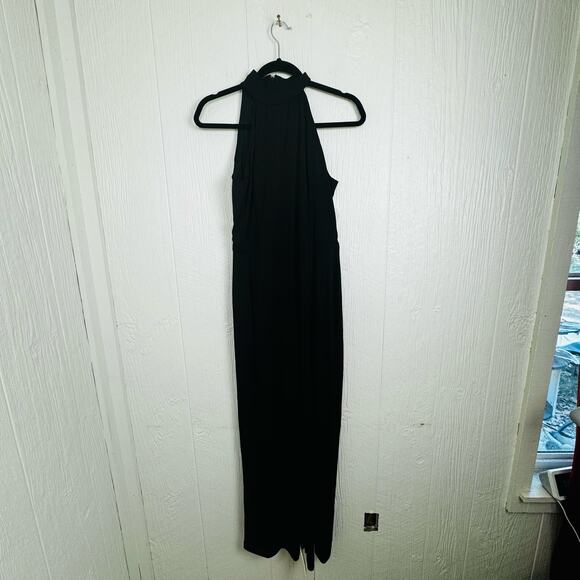 Alexia Admor Meghan Jumpsuit Black Size 8 NWT Classic Neutral Preppy Career Med - Picture 13 of 15